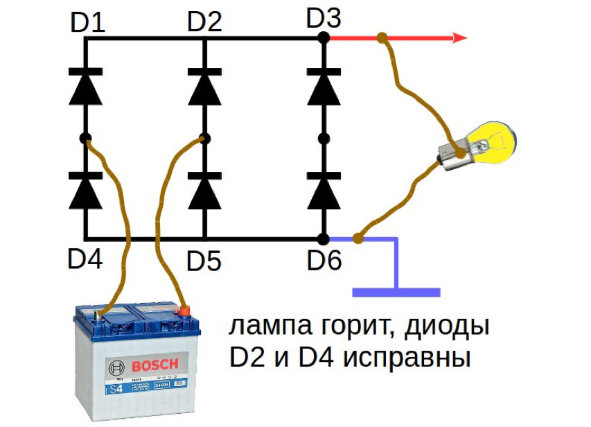 Пробой диодного моста